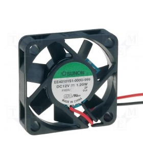 EB40101S2-999 - Ventilador 12VDC; 40x40x10mm; 13.6m3/h; 32dB - EB40101S2-999