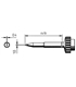 Ponta 1.0mm para ferro Tech Tool de estaçoes ERSA - 0612CDLF/SB