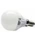 Lâmpada E14 LED esférica opalina 230VAC 4W 3000K 380lm - 306-1736
