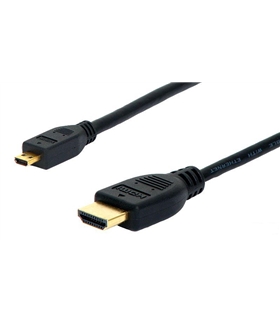 Cabo micro HDMI–HDMI 1.4 com ethernet GoldPlated M/M - AK3537