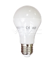 Lâmpada LED E27 7W Termoplástico Epistar Branco Quente