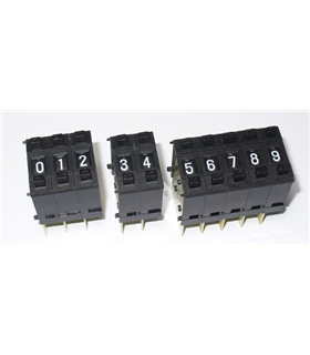 MXZ50BCD - Thumbwheel Switch DEC/BCD 10 Posiçoes - MXZ50BCD
