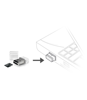 Leitor de cartões MicroSD por USB - CR013