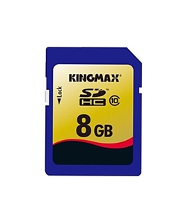 Cartão de memória 8Gb SDHC Class10 KingMax - SDHC8GBK