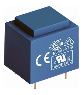 Transformador 220V, 0-12-0-12V, 6VA para Circuito Impresso - T2012D6CI