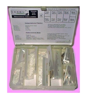 C-9481 - Caixa com 160 Distanciadores Metalicos e Plasticos - C-9481