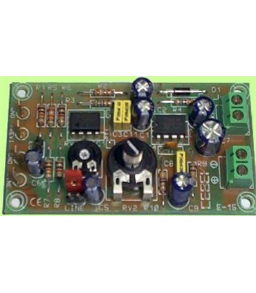 E-15 - Amplificador Mono 1.8W 6-16Vdc - E-15