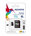 Cartão micro SDHC CARD 8Gb ADATA CLASS10
