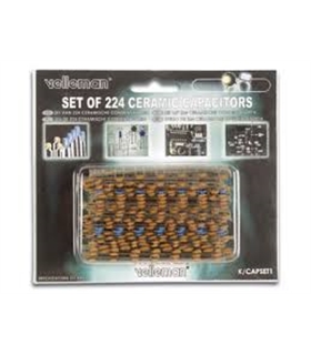 KCAP1 - Conjunto de 224 Condensadores Cerâmicos - KCAP1