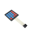MX120726003 - Sealed membrane 4X4 button pad with sticker