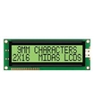 MC21609AC6W-GPTLY-V2 - LCD, 2X16, GREY STN, Y/G