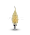 Lampada LED 4W Chama Torcida E14 2700K
