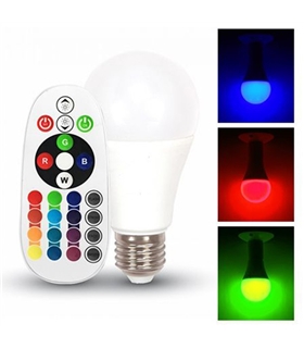 Lampada LED 6W RGB A60 Neutral White - VT2022-7150