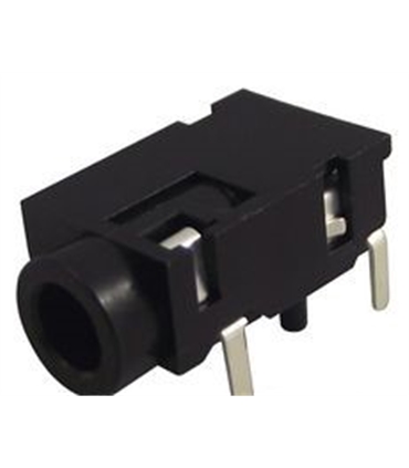 Jack 3.5mm Stereo Mono Para Circuito Impresso com switch - J3MCI2