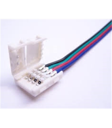 Conector Rapido Para Fita de Led RGB 10mm 4 Fios - LL592
