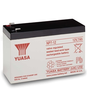Bateria Gel Chumbo Yuasa 12V 7A - 98x65x151mm - 1270Y