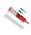 Thermoset Chip Glue Red - 10cc syringe