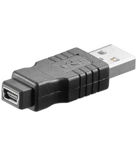Adaptador 2.0 USB A Macho - Mini USB B Fêmea - MX50969