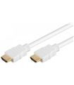 Cabo HDMI A - HDMI A Ethernet 5m Branco