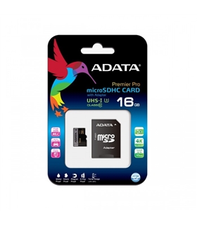 Cartão micro SDHC CARD 16Gb AData UHS-I U3 - SD16GBAUHS