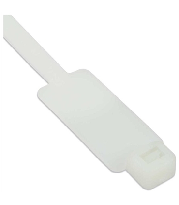 Abraçadeira Plástica Branca 200x4.8mm com Marcaçao - BRPM20048