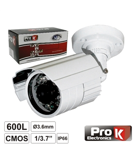 CVC027LA - Camara vigilancia ext ip66 3.6mm 420tvl ir20mts - TI4