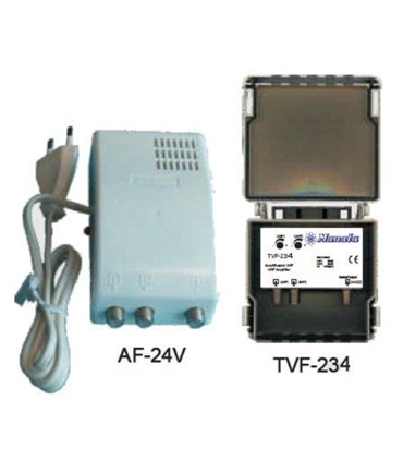 KIT-534 - Kit Amplif. mastro TVF234 + alimentador AF-24V - KIT534