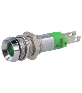 Indicador LED 8.2mm Verde - SWBH08214