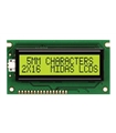 MC21605E6W-SPTLYI - Alphanumeric LCD Display, 16 x 2