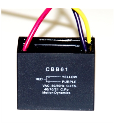 CBB61 - Condensador Arranque 3+4uf 250V AC - CQC09002031567