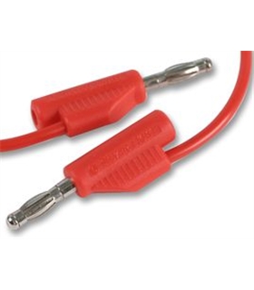 JR9235-1M Red -  Test Lead, 4mm Stackable Banana Plug - JR9235-1MR