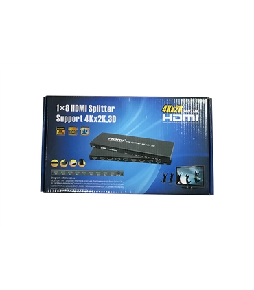 Splitter HDMI Amplificado 1 Entrada 8 Saídas 4K - ST0407