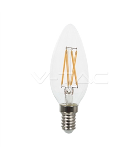 Lampada LED 4W E14 Filamento Warm White Dimavel - VT1986D-43651
