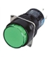 AL6MM14PG - Pulsador Circular 16mm Verde IP65 24V - AL6MM14PG