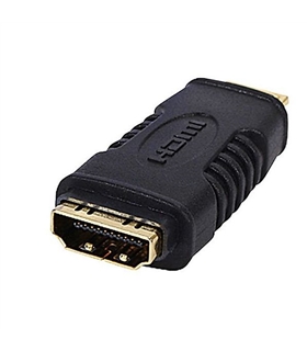 Adaptador HDMI 19pin fêmea «» Mini HDMI macho, dourado - AB3769