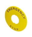 MCA2AV-27 - Etiqueta do botao de emergencia