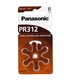 PR41/PR312 - Pilha Aparelho Auditivo Zinc Air Panasonic - 169PR41P