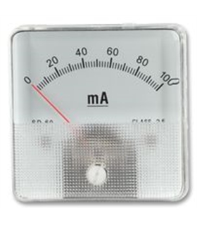 Amperimetro 0-1mA 45x45x33mm - A1MA
