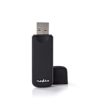 Leitor Cartoes USB3.0 7 em 1 - Nedis - CRDRU3100BK