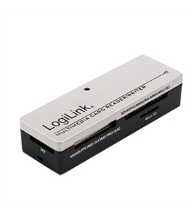 CR00010 - Leitor de Cartoes USB 2.0 SD, SD-HC, Micro SD, Mic - CR0010