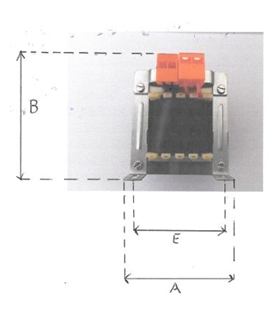 Transformador Prim: 0-230V, Sec: 0-24V, 0-24V 50VA - T224D50VA