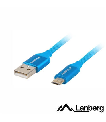 Cabo USB-A 2.0 Macho - Micro USB-B Macho 1.8m Azul - CAUSBM20CU18BL