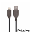 Cabo USB-A 2.0 Macho - Lightning 8P Macho 1.8m Preto