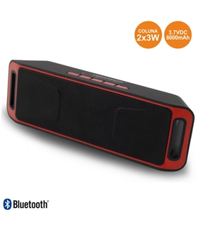 EP126KR - Coluna Bluetooth portátil c/ FM 2x3W - EP126KR