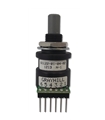 61C22010402 - Encoder 16PPR 16 Detent com Switch