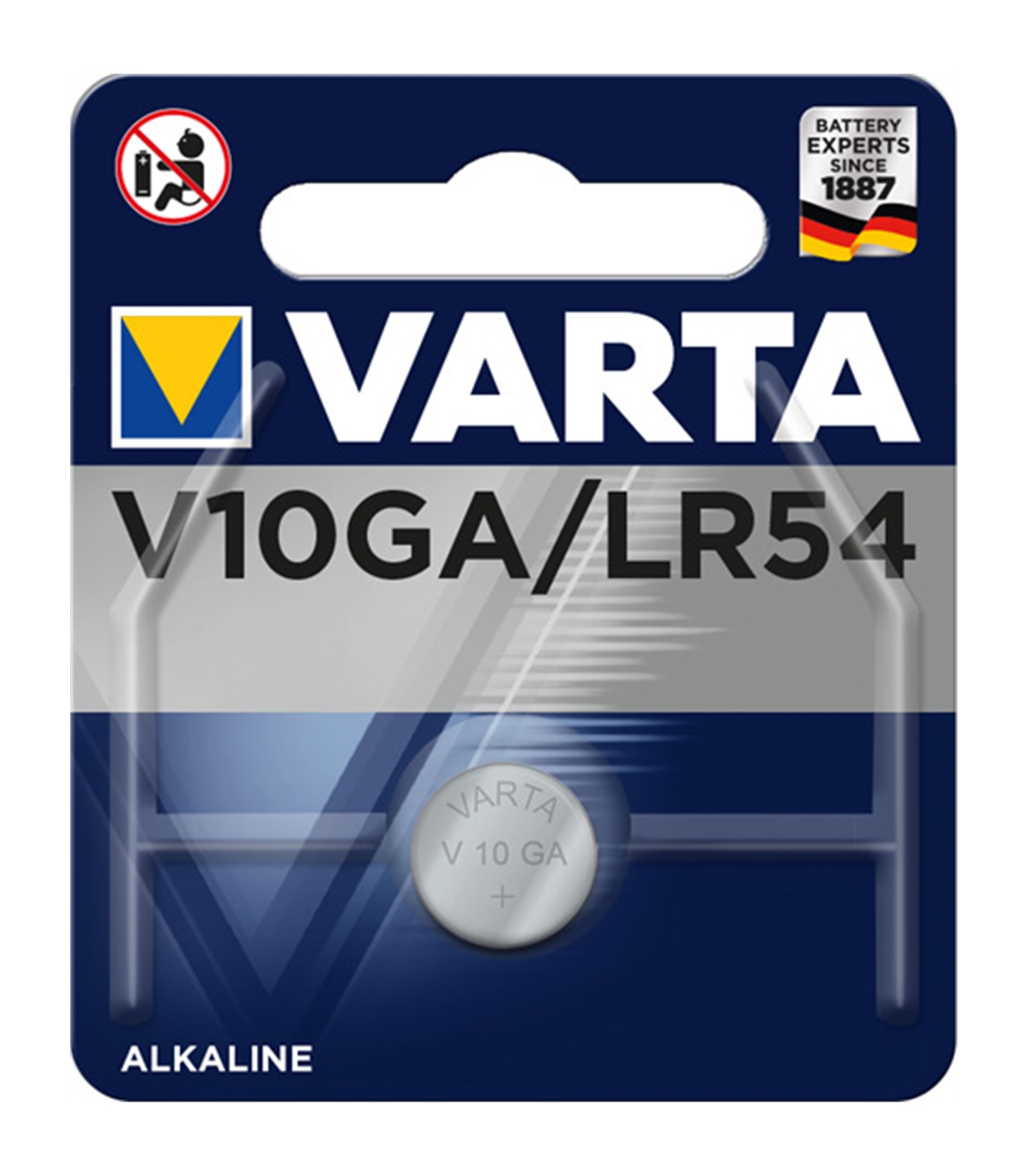 AG10-189 4x V10GA VARTA 1,5 Volt/ 50mAh   Blisterware LR1130 LR54 
