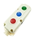 LA5821-3 - Caixa de controle com 3 botões momentâneos - LA5821-3