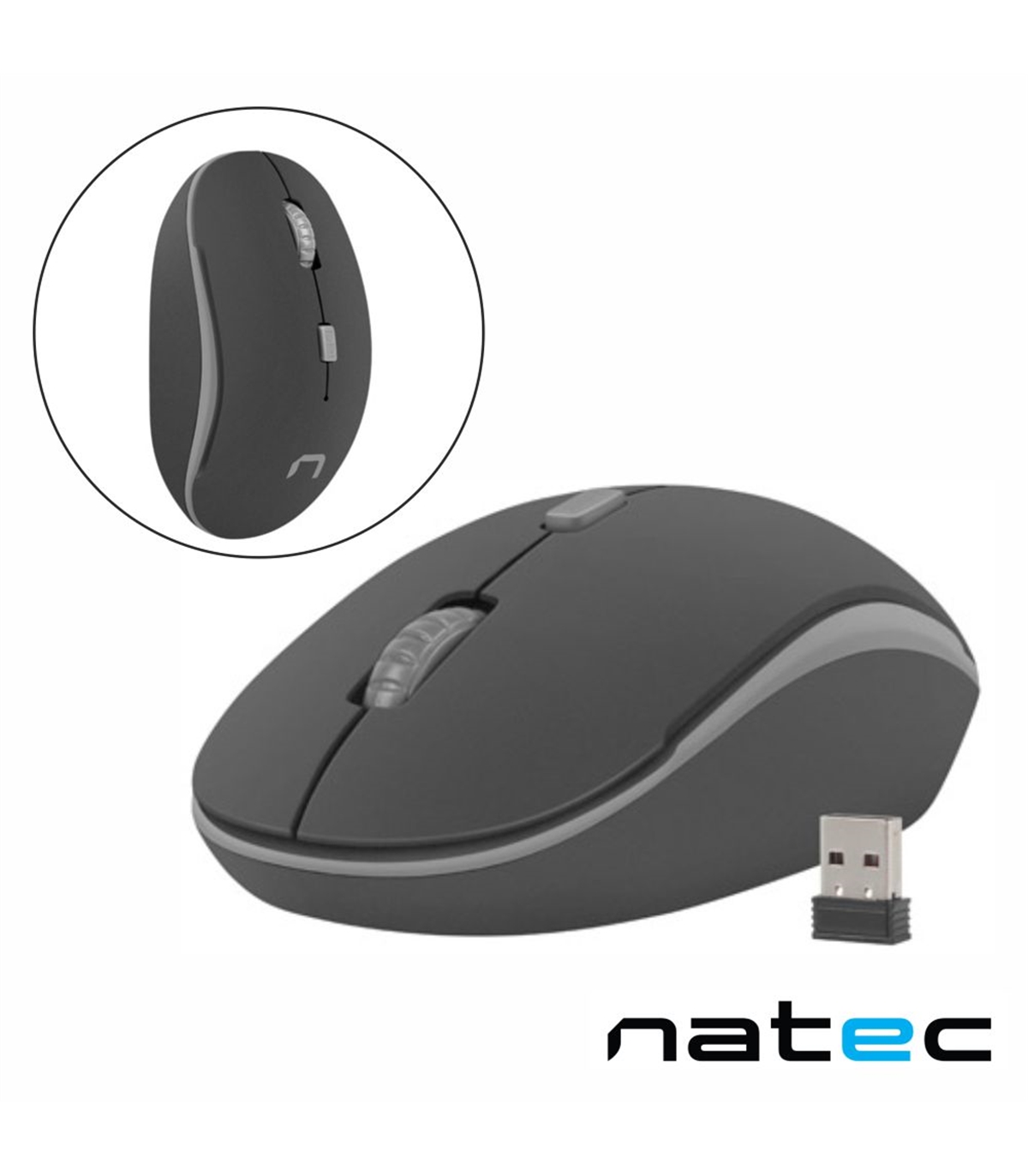 NMY-1189 - Rato Optico Sem Fios 800-1600dpi USB