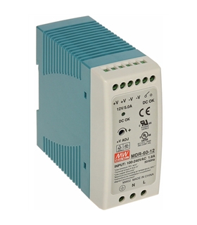 MDR6012 - Input 85-264VAC Output 12VDC 5A - MDR6012