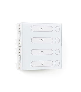 Modulo 4 pulsadores simples para botoneira USOA - MPG-014